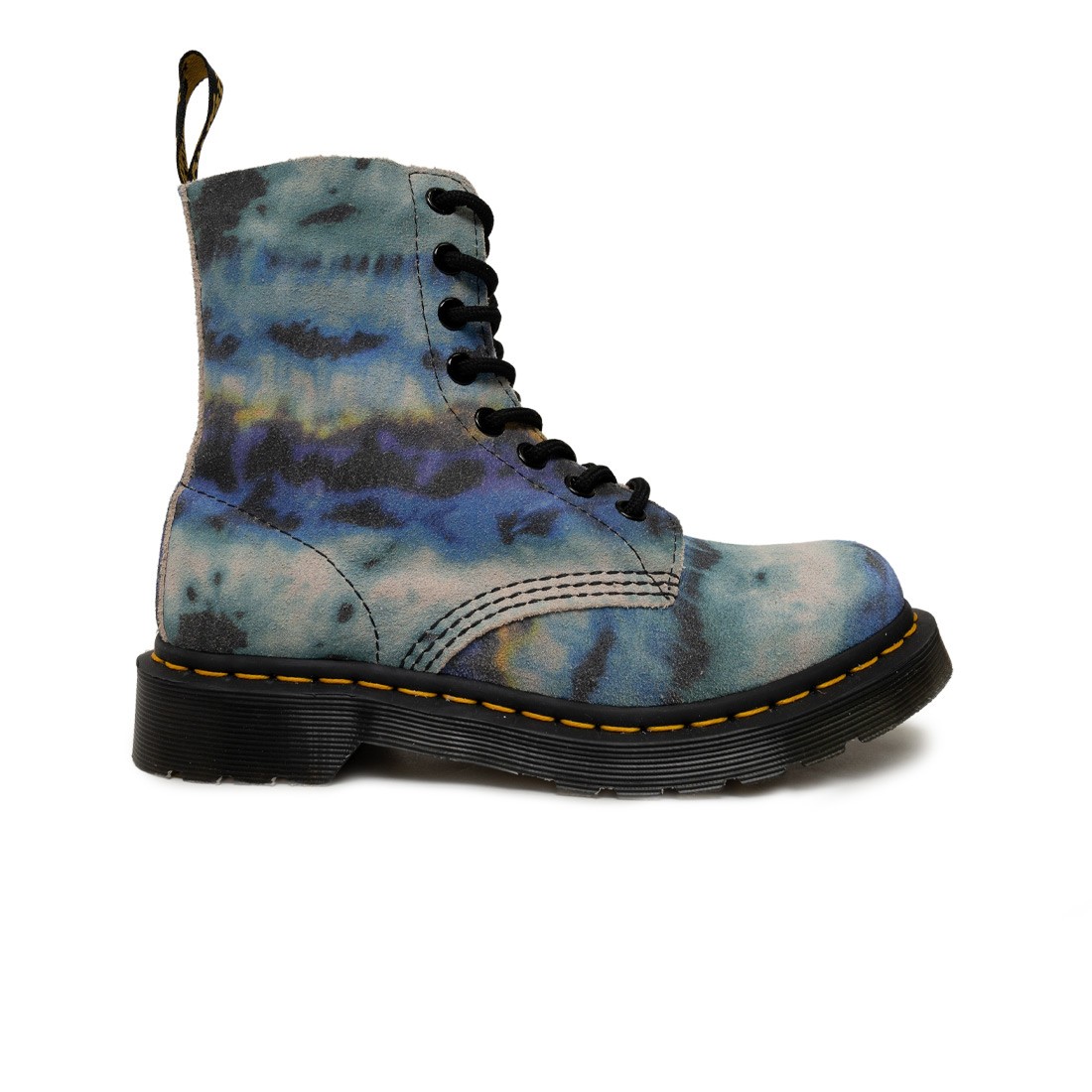 Dr. Martens Women 1460 Pascal Tie Dye Leather Lace Up Boots (blue / blue summer tie dye)