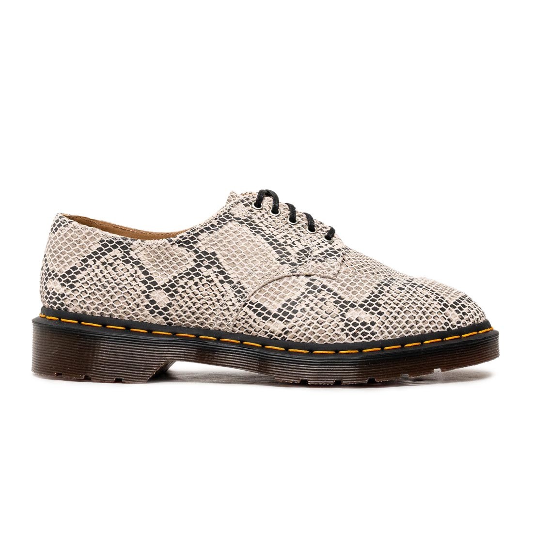 Dr. Martens Men 2046 Python Print Suede Oxford (sand / black python print suede)