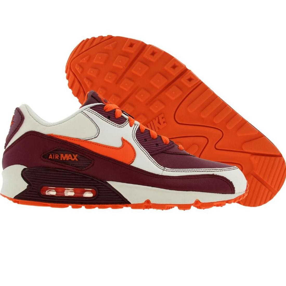 Nike Air Max 90 Leather (sail / orange blaze / deep garnet)