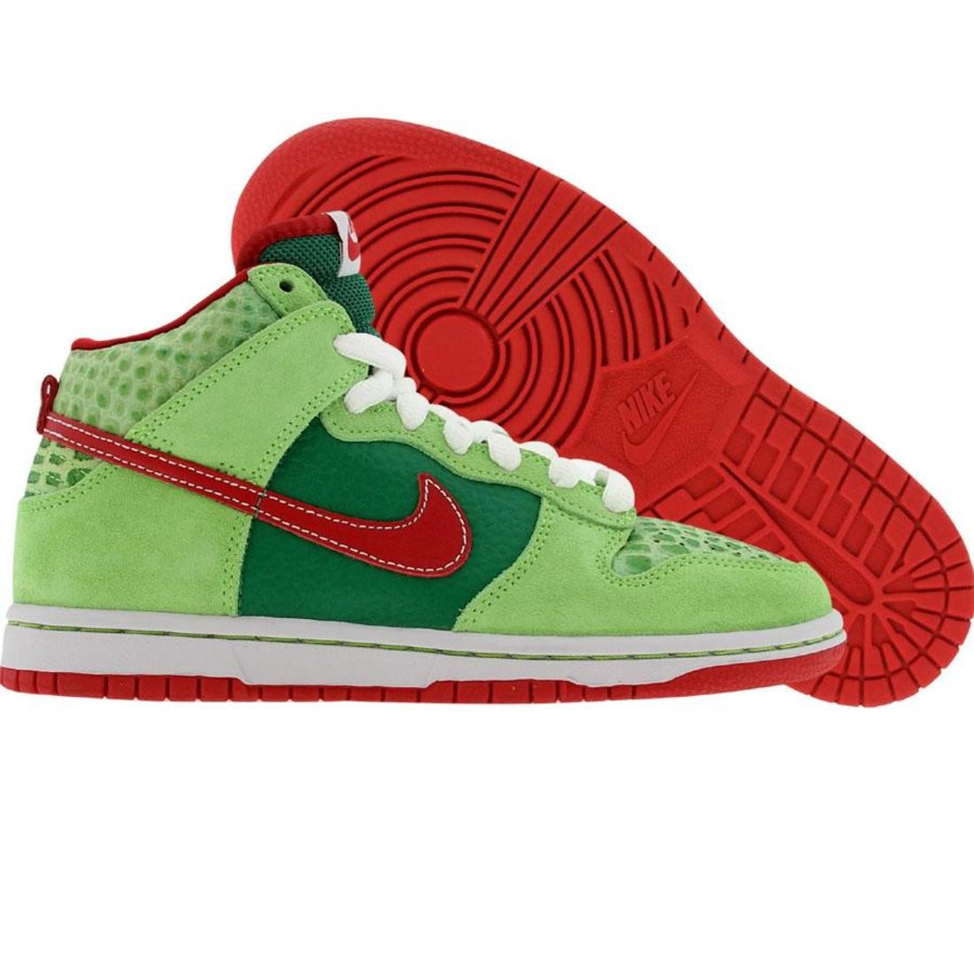Nike Dunk High Pro SB - Motley Crue Dr Feelgood Edition (forest / varsity red)