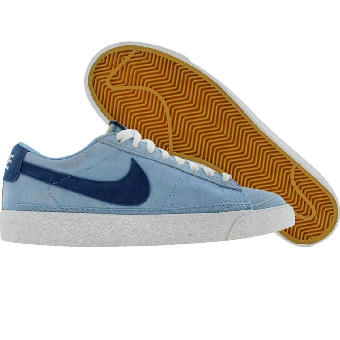 Nike Womens Blazer Suede Low (Ice Blue / Ribbon Blue)