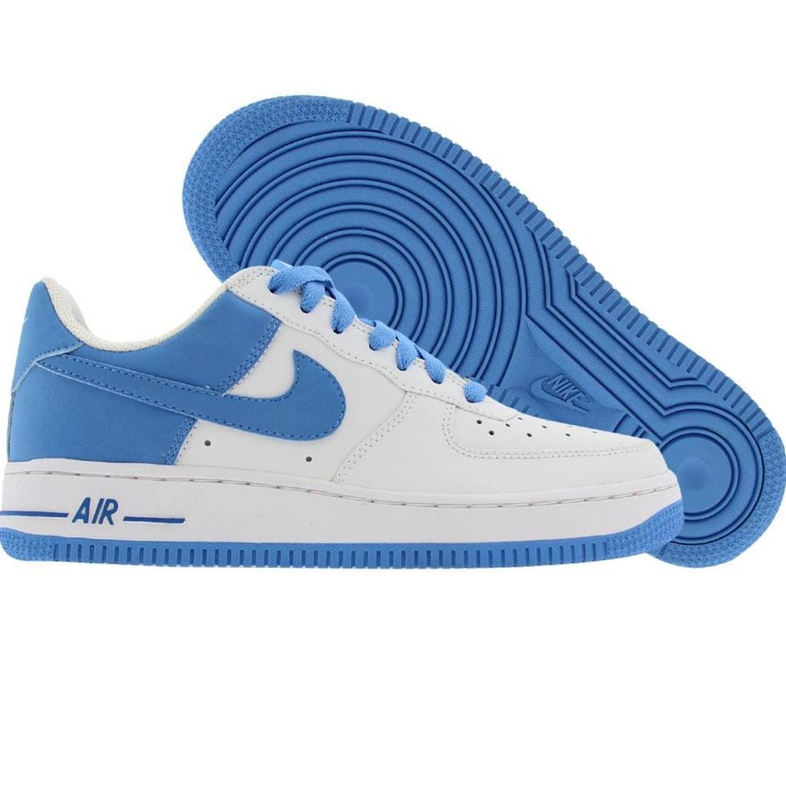 Nike Big Kids Air Force 1 Low (white / university blue)