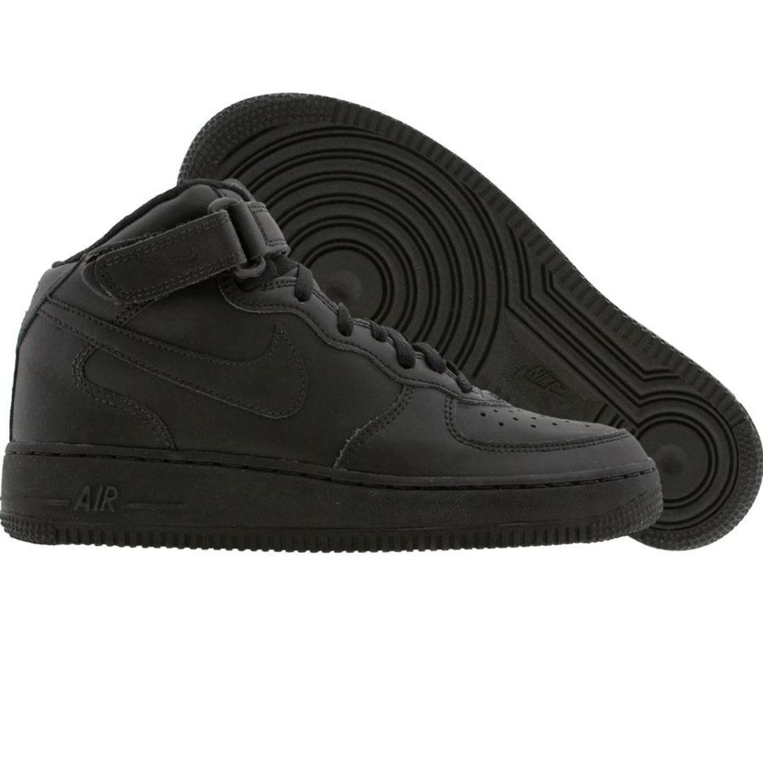 Nike Big Kids Air Force 1 Mid (Black)