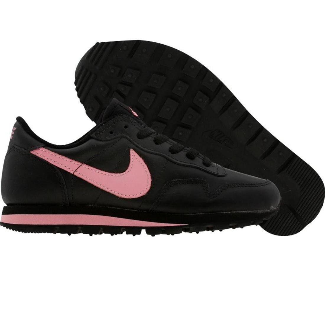 Nike Big Kids Metro Plus (black / pink)