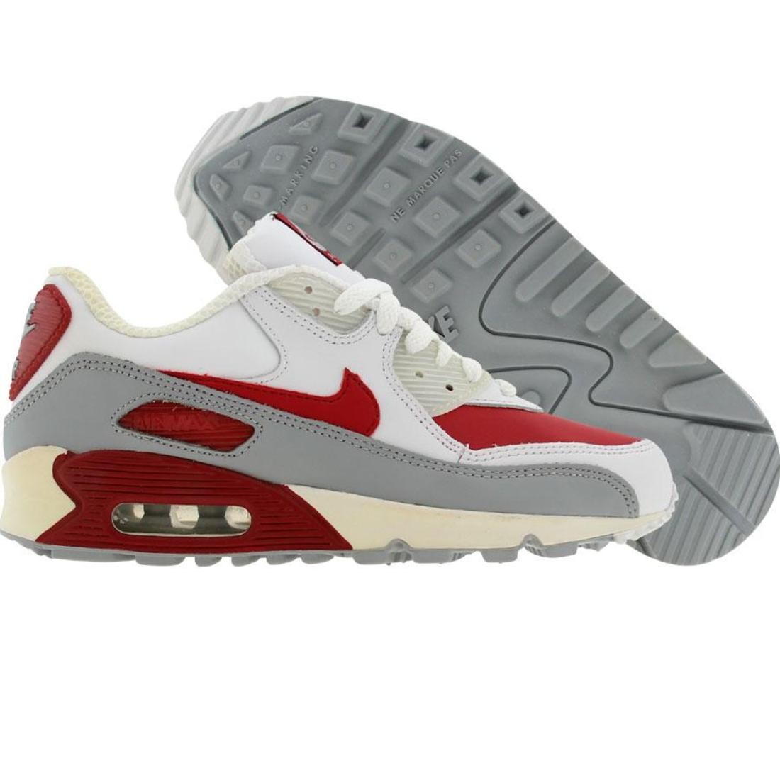Nike Air Max Big Kids 90 (white / red / grey)