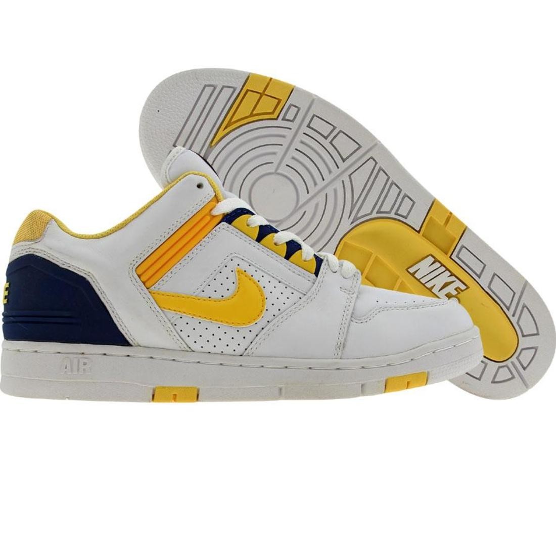 Nike Womens Air Force 2 Low (white / navy / maize)