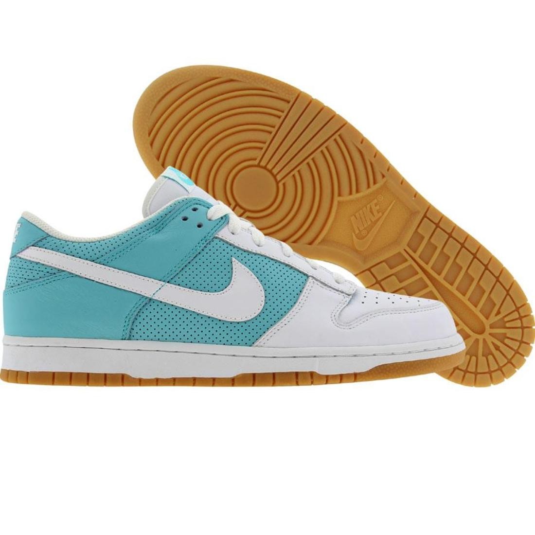 Nike Women Dunk Low (white / white / paradise aqua)
