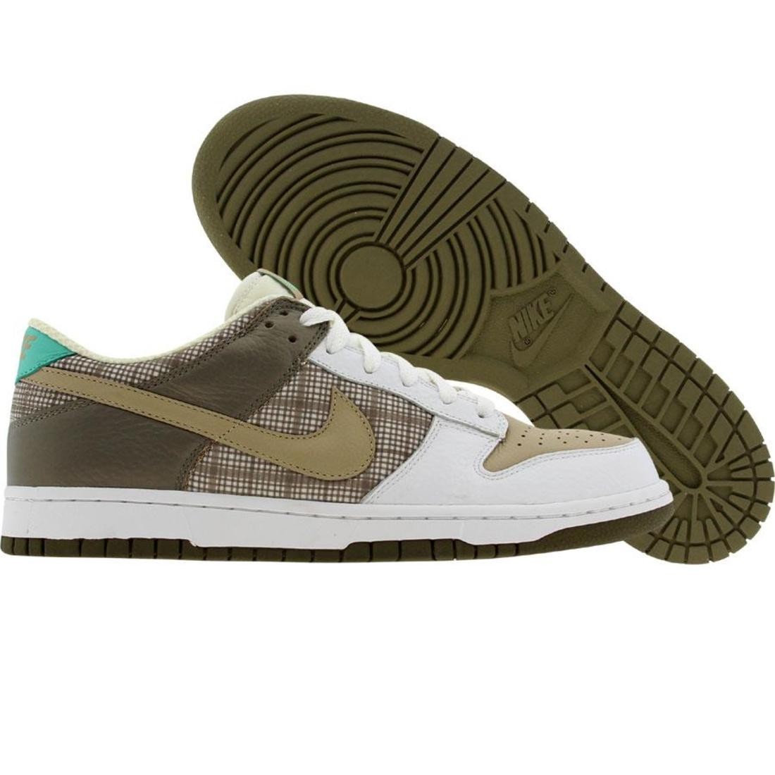 Nike Women Dunk Low (white / tweed / bronzed olive)