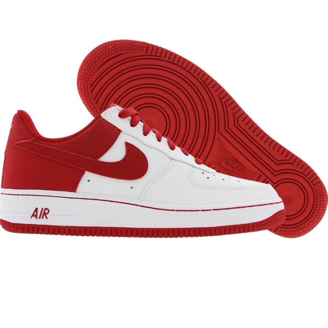 Nike Big Kids Air Force 1 Low (white / varsity red)
