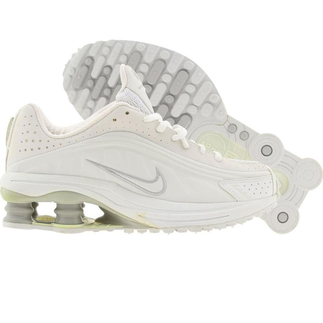Nike Big Kids Shox R4 (white / neutral grey)