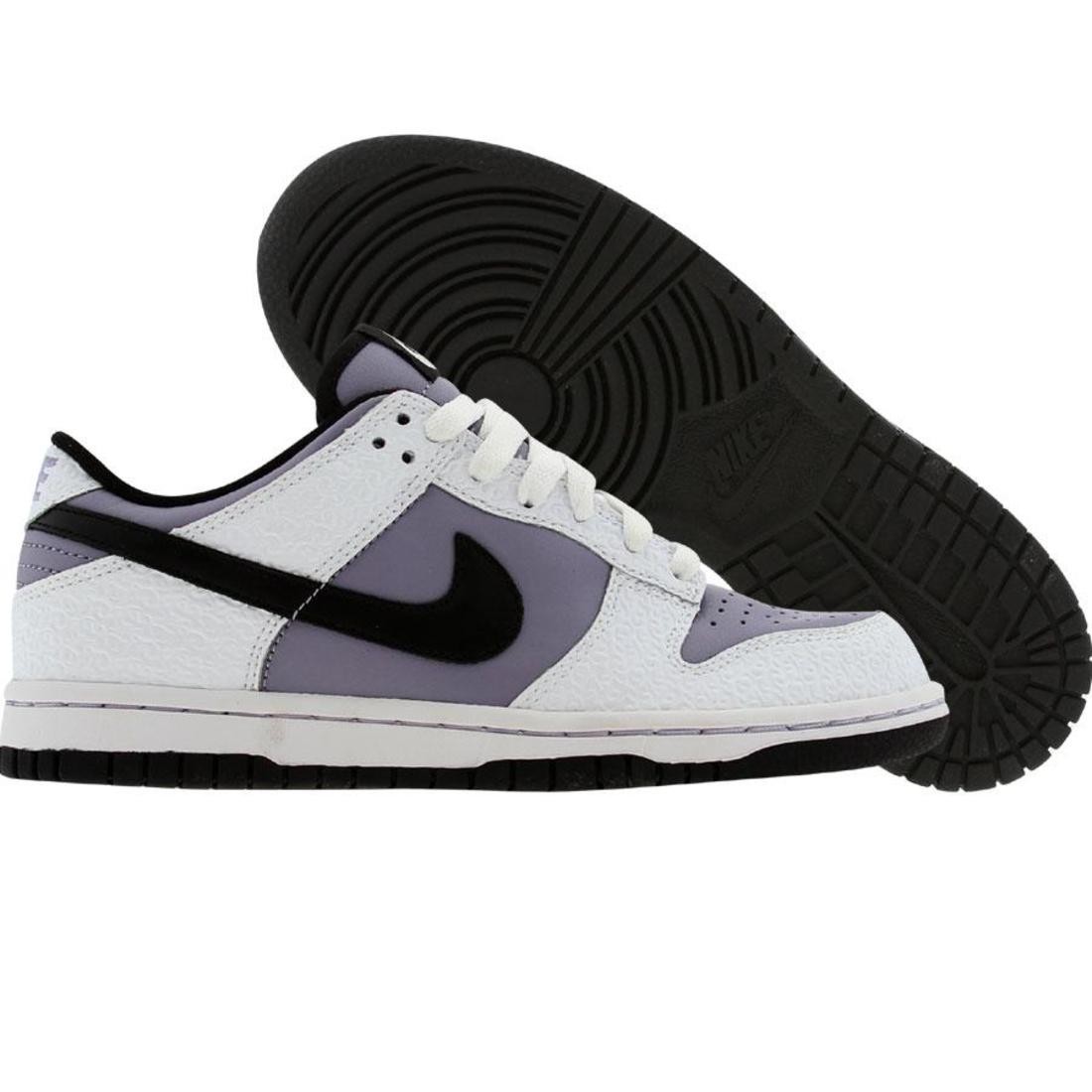 Nike Womens Dunk Low (white / black / violet haze)