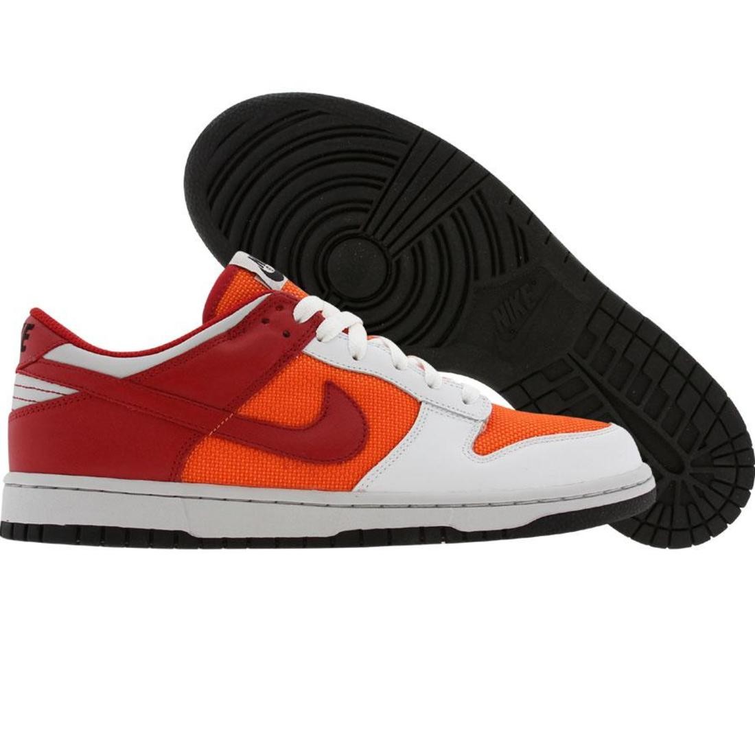 Nike Women Dunk Low (white / varsity red / orange blaze)