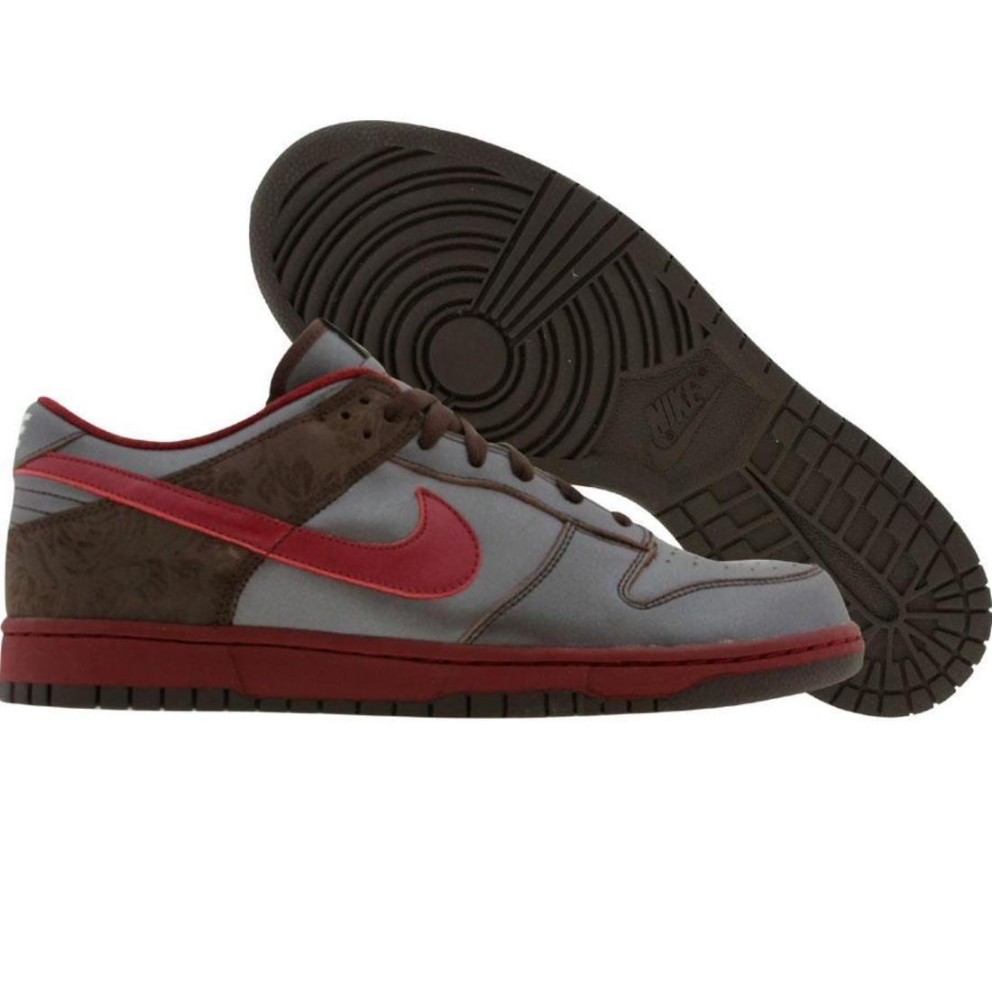 Nike Women Dunk Low (dark cinder / team red / white)