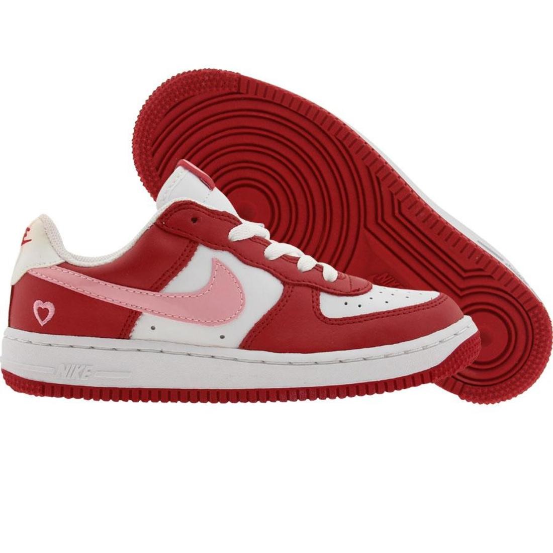 Nike Little Kids Air Force 1 Low 2005 Valentine (white / red / pink)