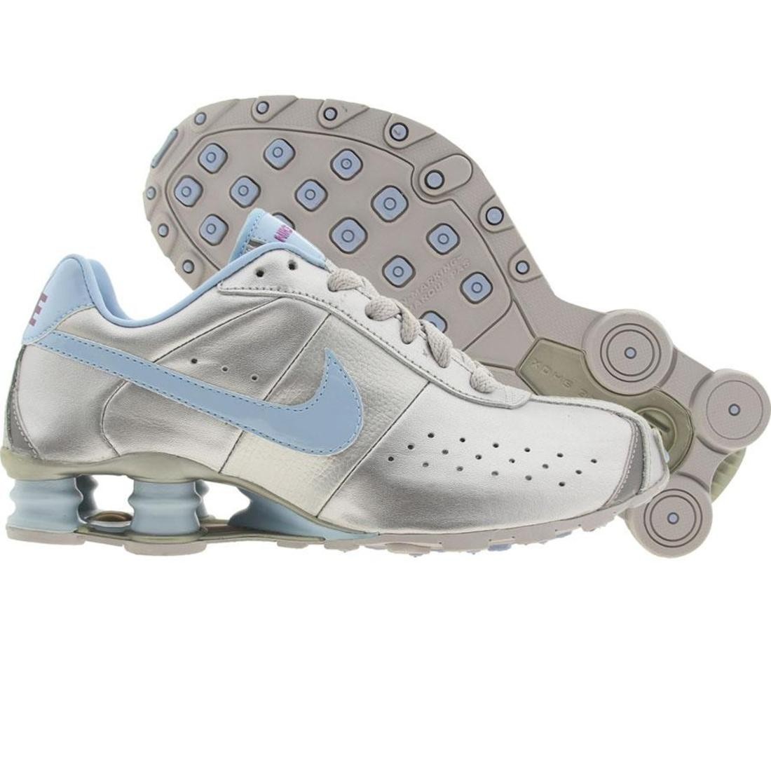 Nike Big Kids Shox CL (metallic silver / ice blue / hycinth / neutral grey)