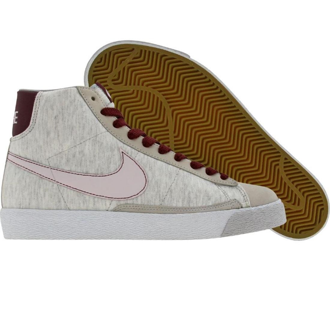Nike Womens Blazer Mid 73 (white / lt violet / neutral grey / redwood)