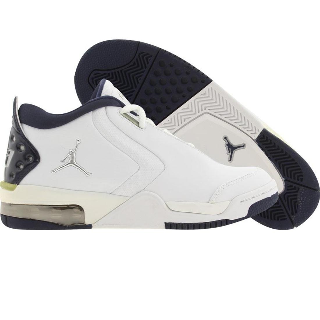 Nike Jordan Big Kids  Big Fund (white / silver / navy)