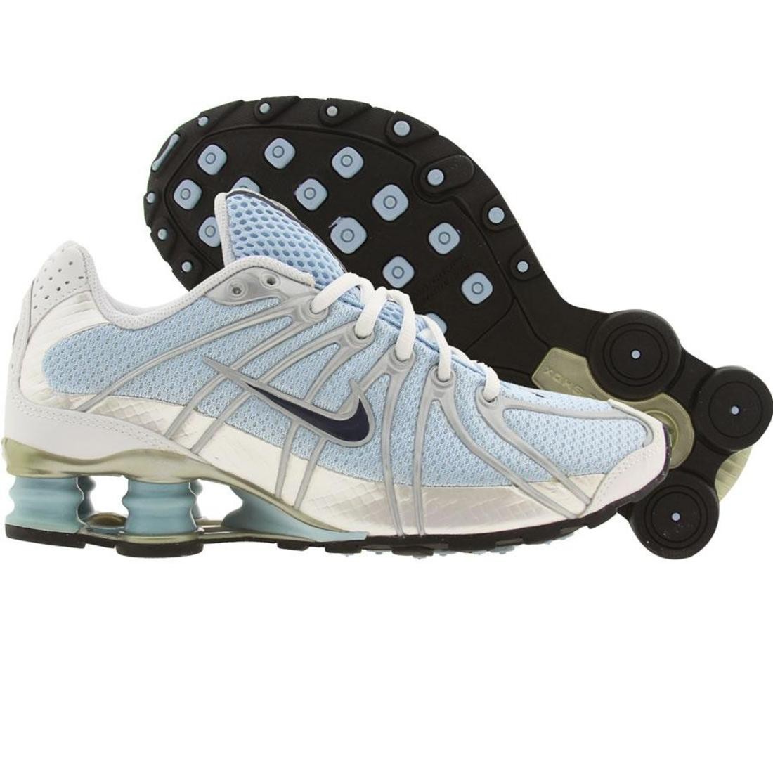 Nike Big Kids Shox Turb OZ (ice blue / navy / silver)