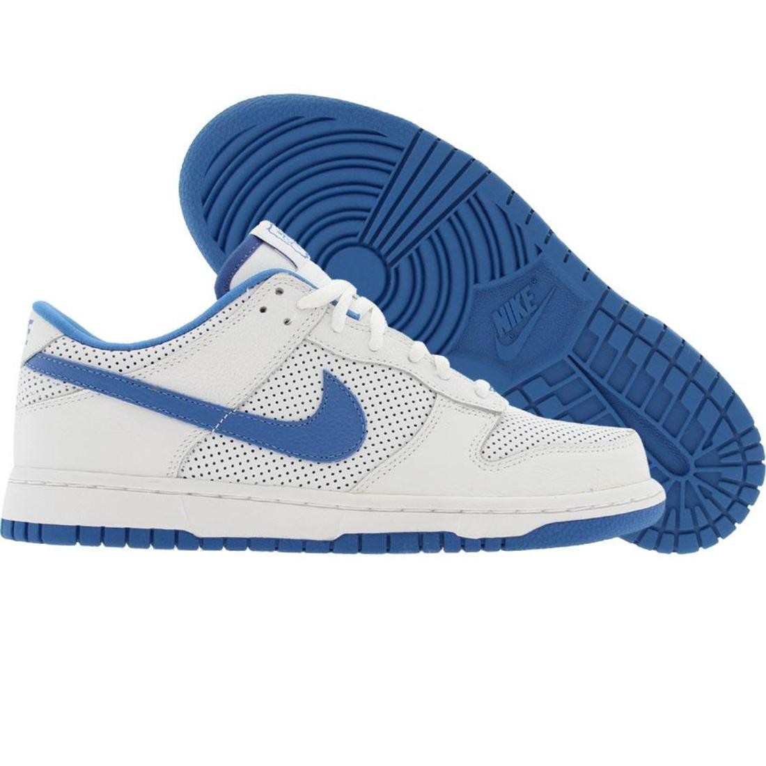 Nike Big Kids Dunk Low (white perf / varsity blue)