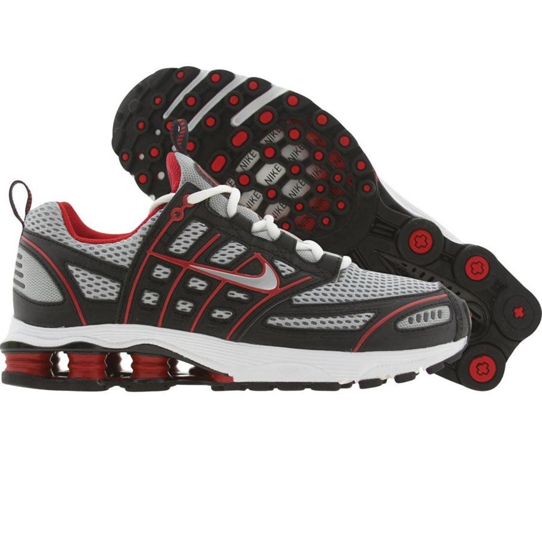 Nike Big Kids Shox 2:40 (metallic silver / varsity red / black)