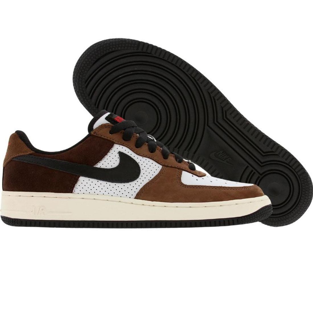 Nike Air Force 1 Low Premium Escape Edition (white / black / baroque brown / md brown)