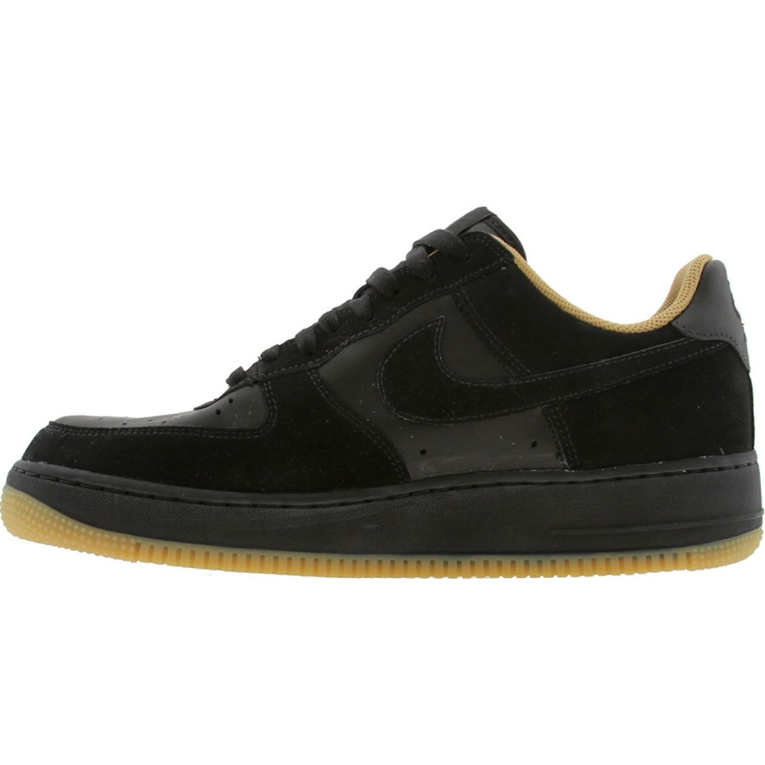 Nike Air Force 1 Low (black / black / gold)