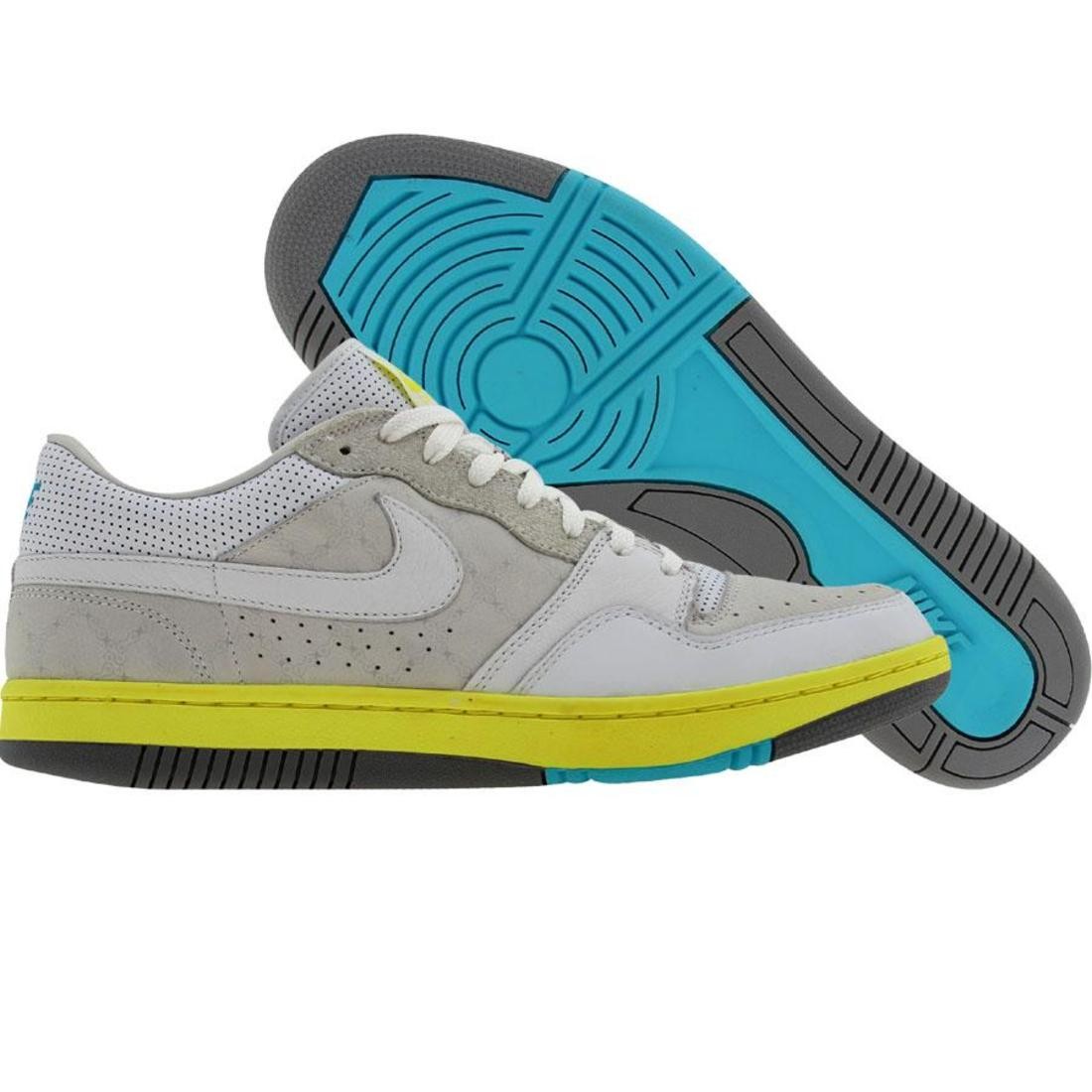 Nike Court Force Low Premium (white / white / voltage yellow)