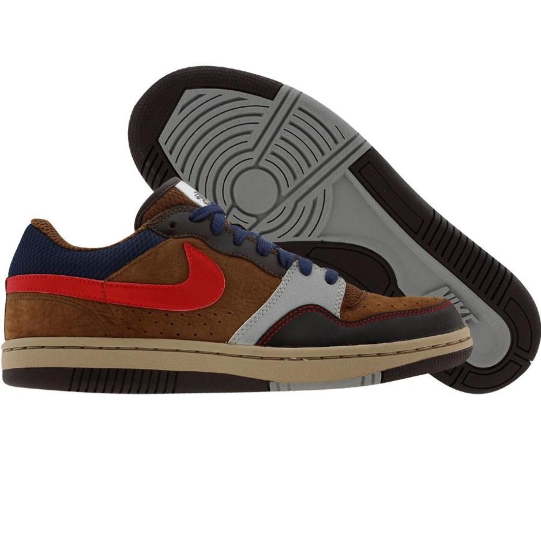 Nike Court Force Low Premium (bison / sport red / cappucino)