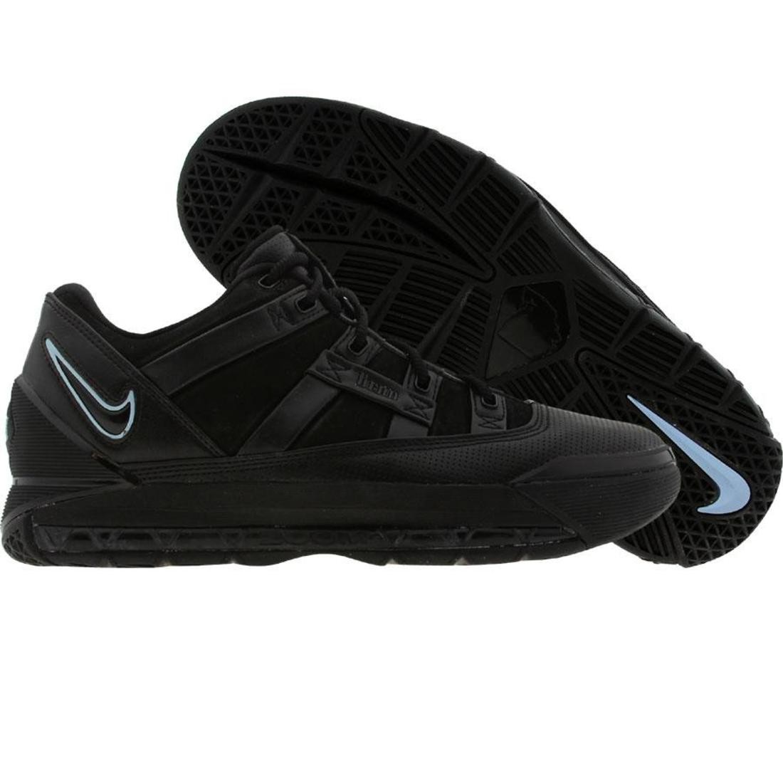 Nike Big Kids Zoom LeBron 3 III Low (black / black / ice blue)