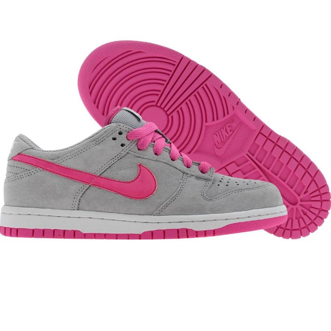 Nike Womens Dunk Low NKE (mtlc platinum / pinkfire)