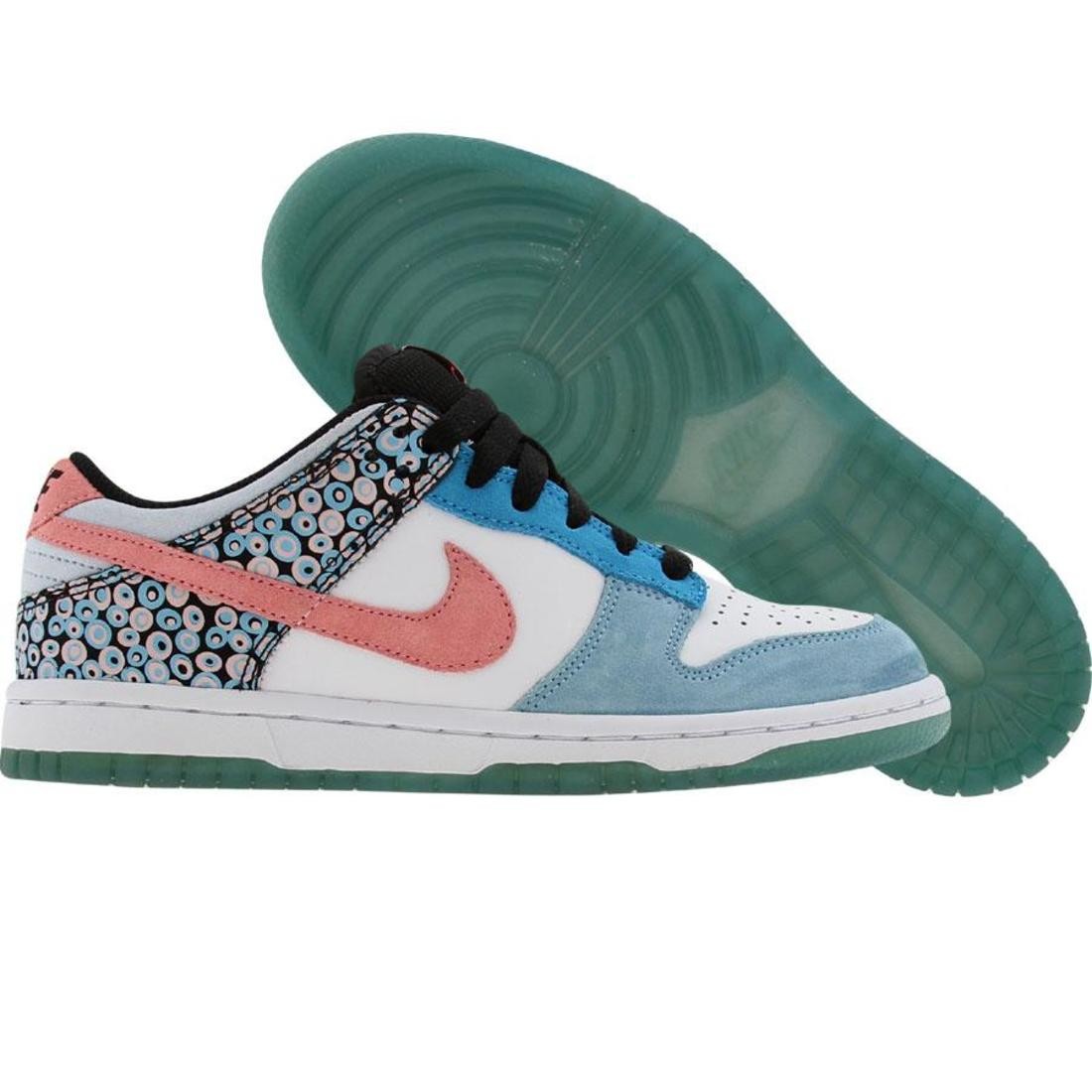 Nike Womens Dunk Low NKE (white / coral chalk / blue chill)
