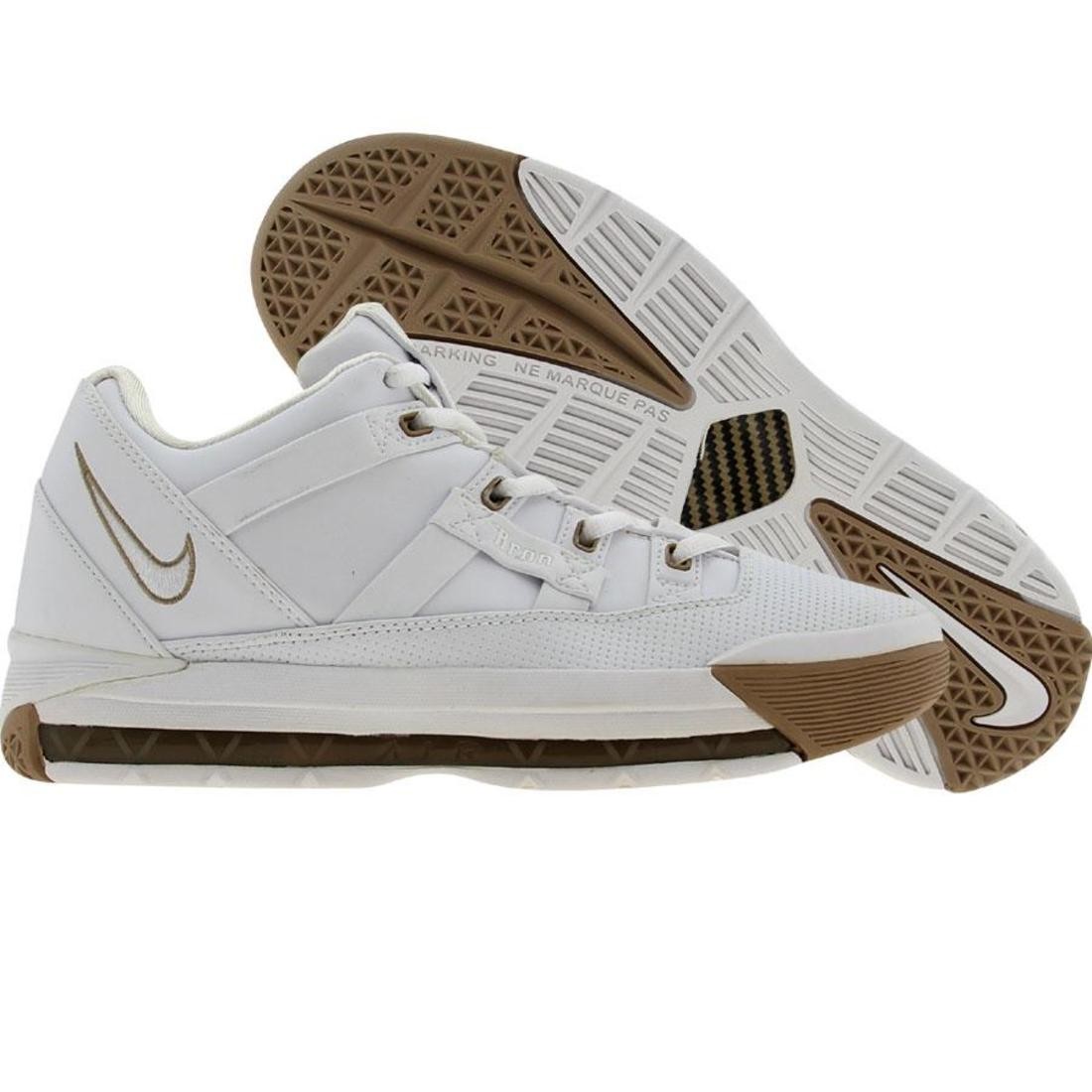 Nike Big Kids Zoom LeBron 3 III Low (white / white / khaki)