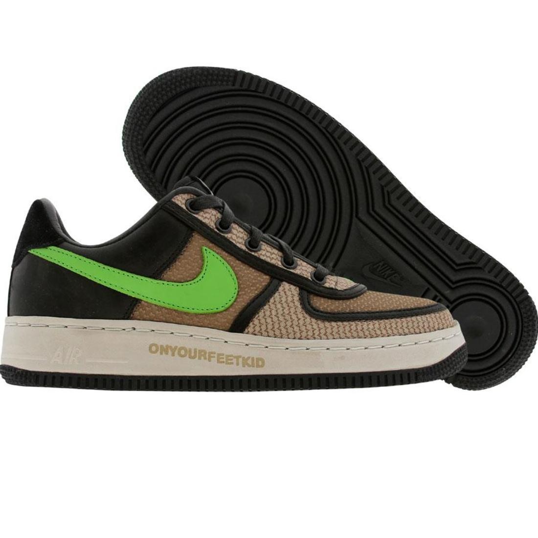 Nike Air Force 1 Low Insideout Priority  Undefeated - OnYourFeetKid Edition (black / green bean / lt bn / dk stn)