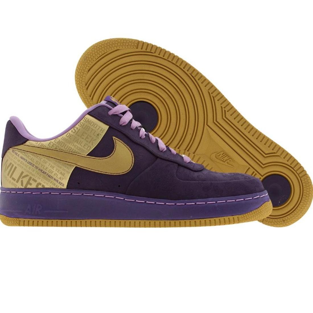 Nike Air Force 1 Low Premium Origional Six Edition - Jamaal Wilkes (quasar purple metallic gold / orchid)