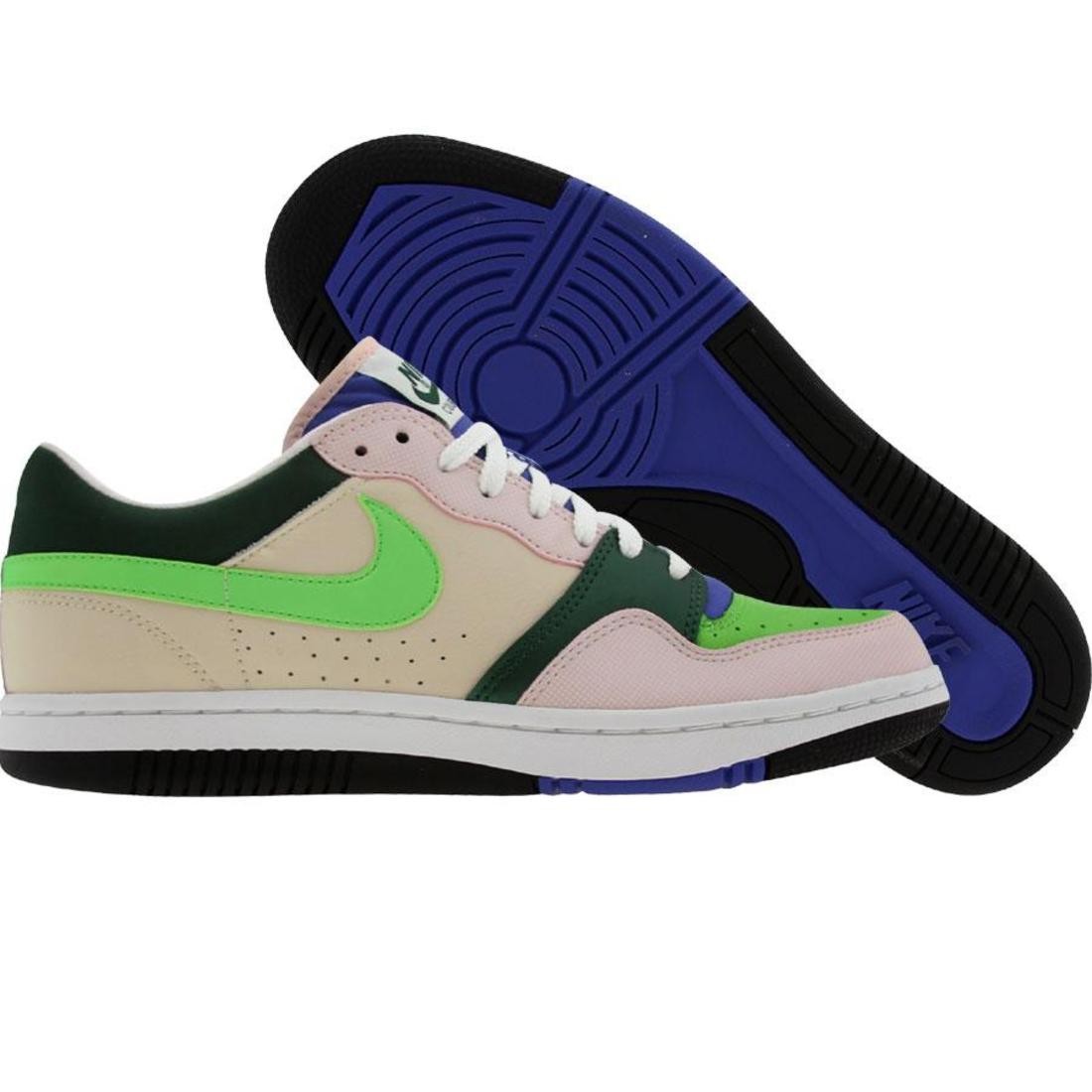 Nike Womens Court Force Low (pearl white / rad green / alumn pink)