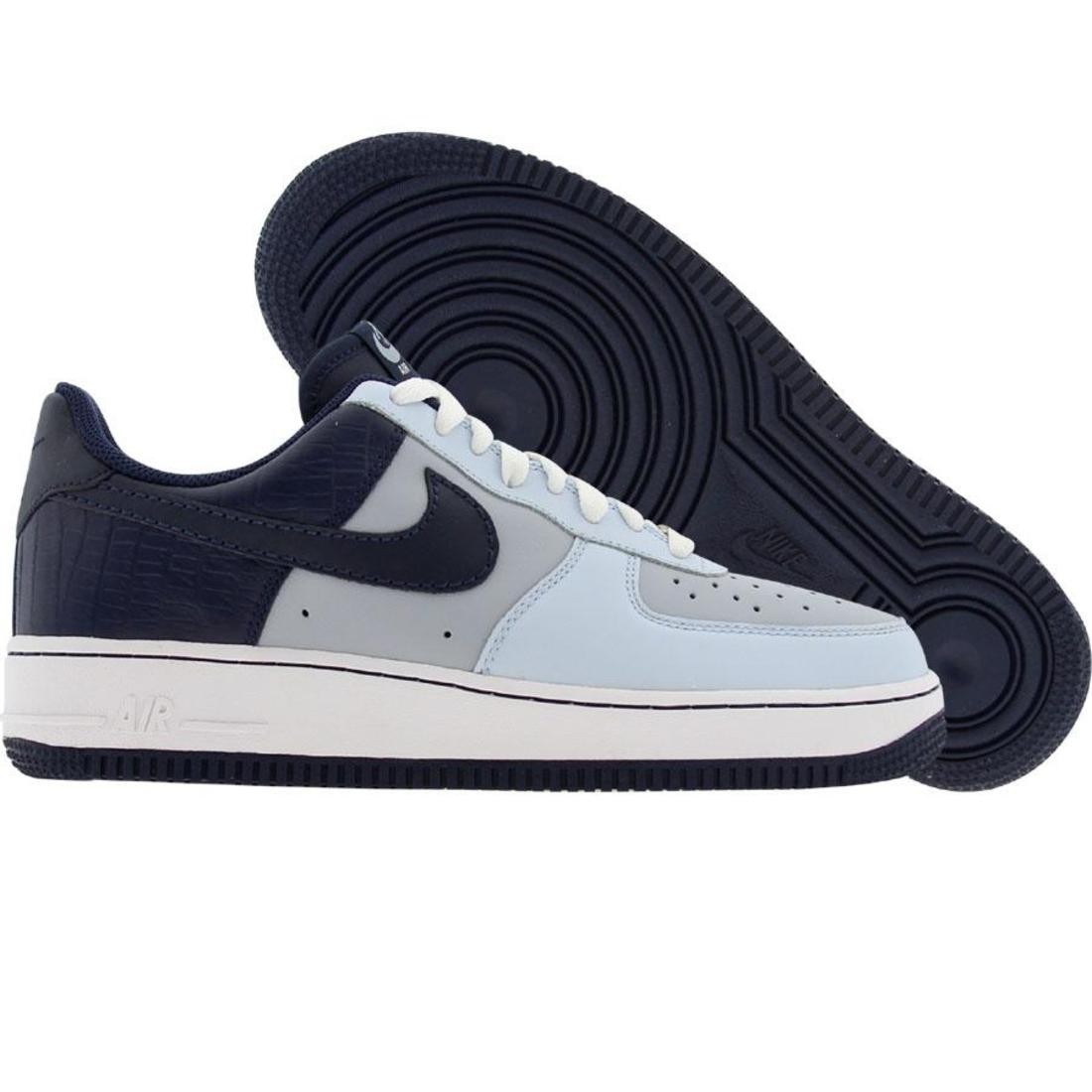 Nike Womens Air Force 1 07 Low (mist blue / midnight navy / blue ice)