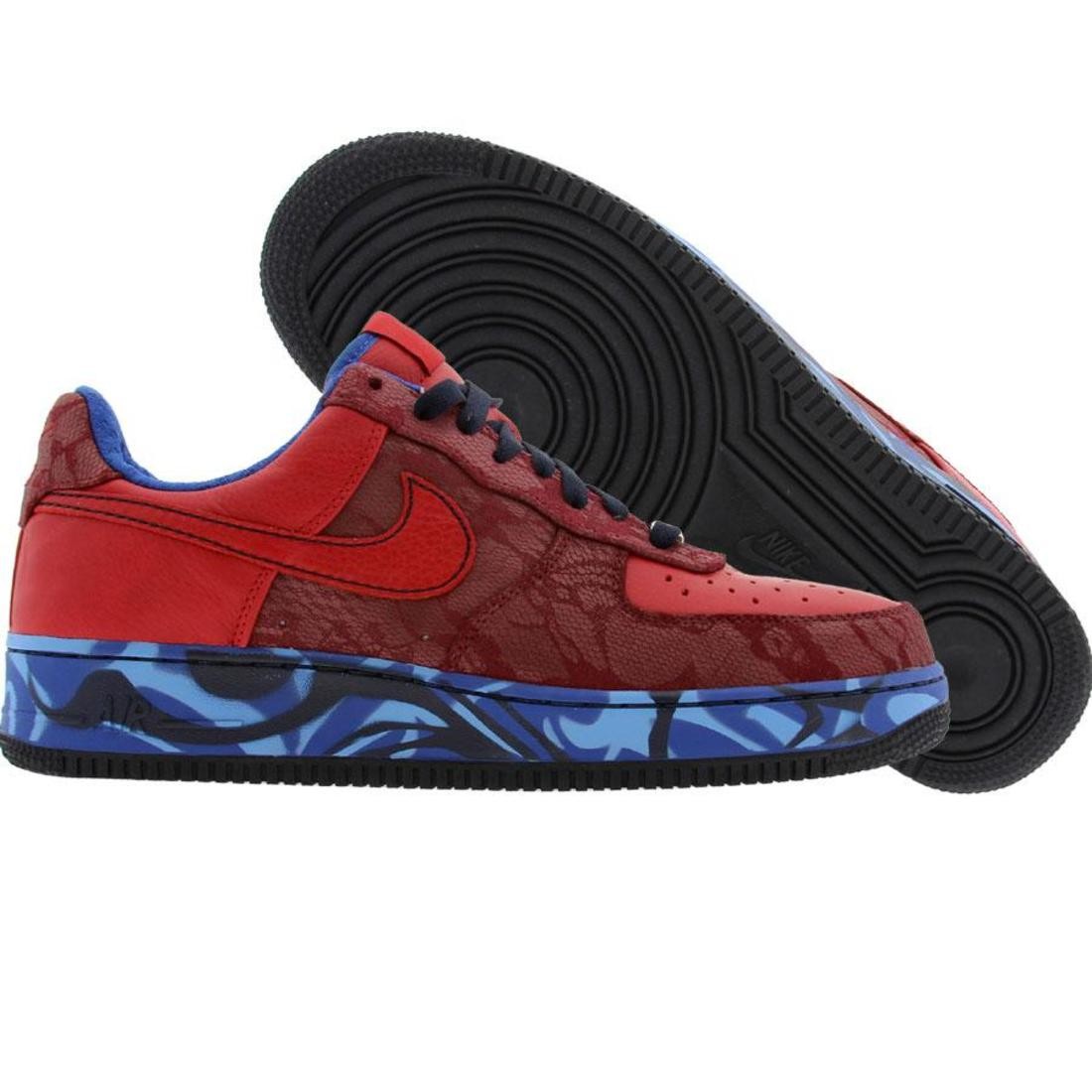 Nike Air Force 1 07 Low Premium  Paris Edition (varsity red / varsity red / royal blue)