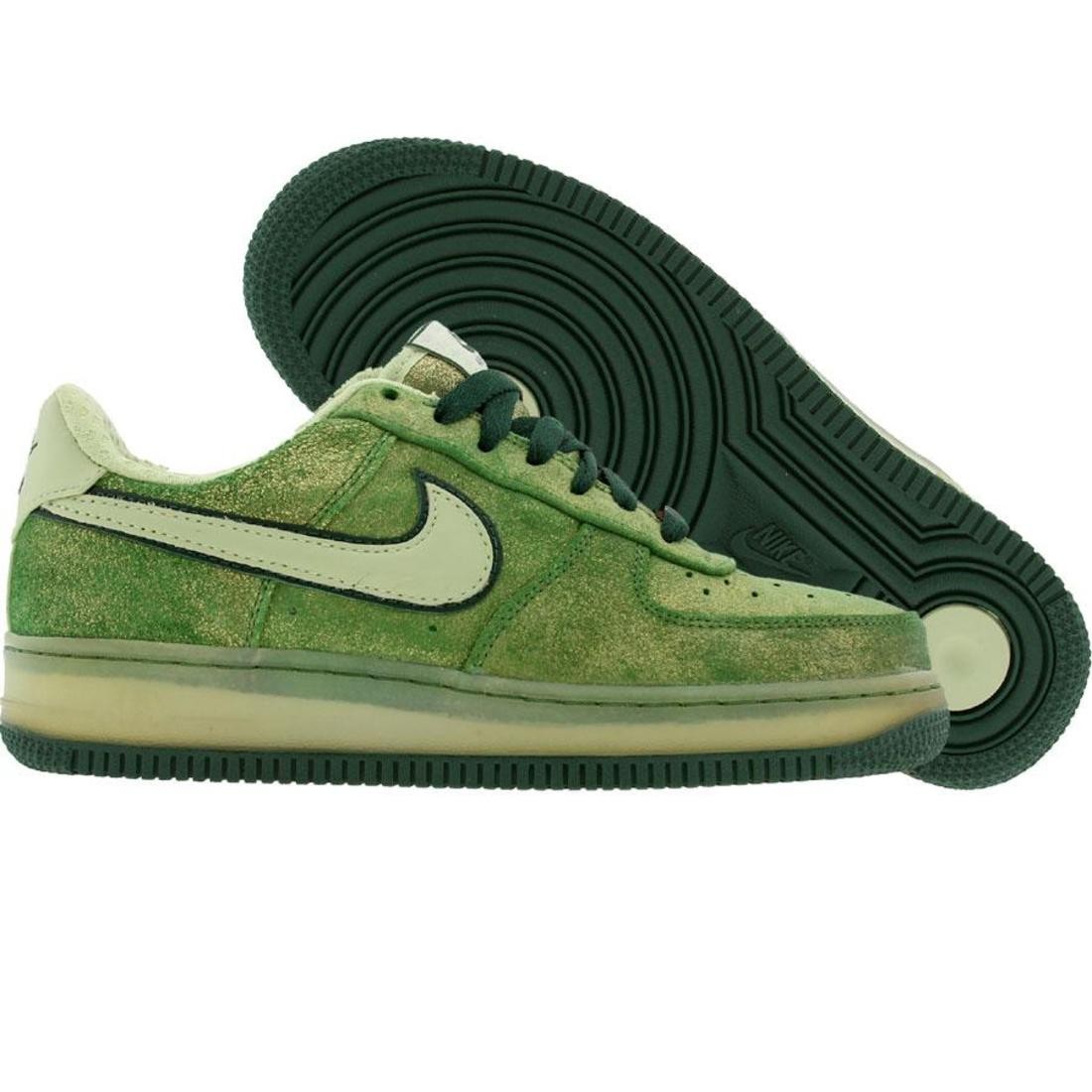 Nike Womens Air Force 1 07 Low Premium (tomatillo / pistachio / black forest)