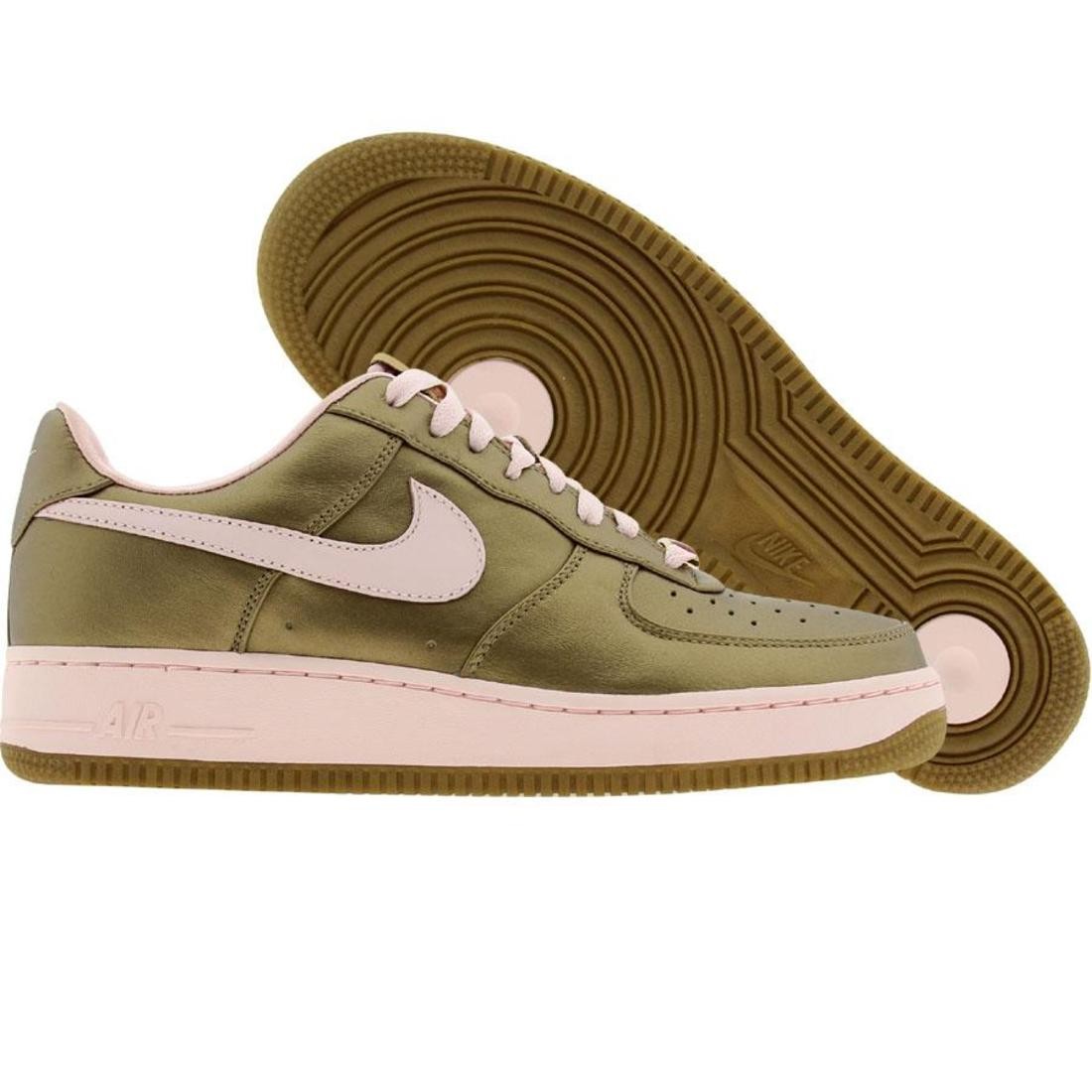 Nike Womens Air Force 1 07 Low Premium (metallic gold / aluminum pink)