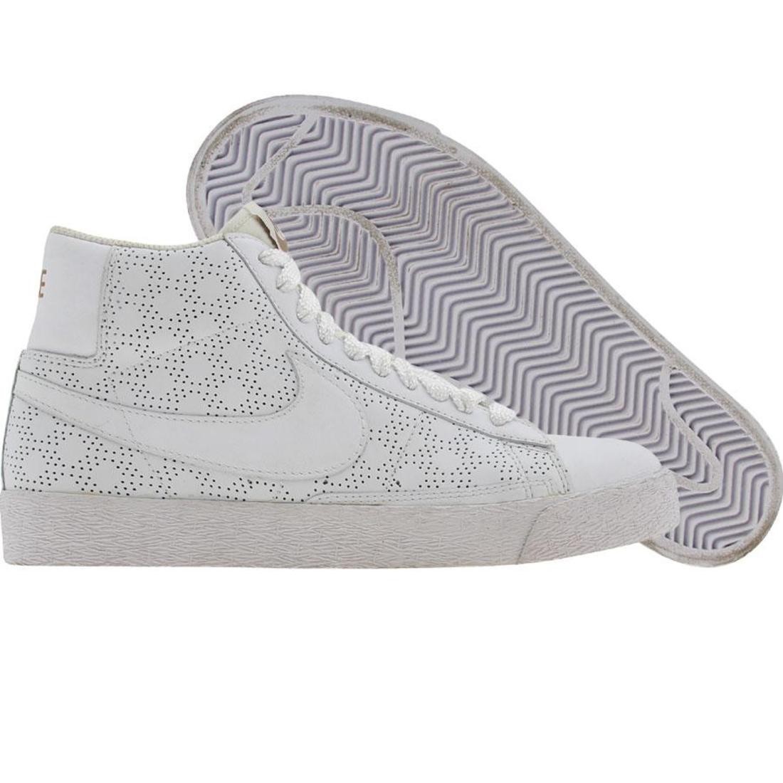 Nike Womens Blazer High (white / white / pinenut)