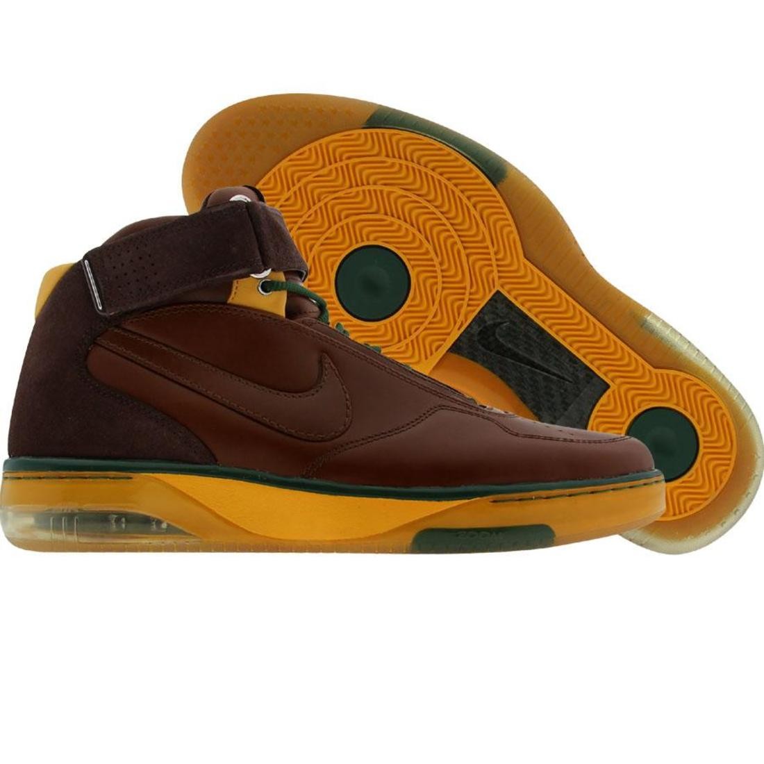 Nike Air Force 25 League Pack Coast 2 Coast - Seattle Supersonics Super Sonics Edition (wheat / wheat / lt chocolate / black)