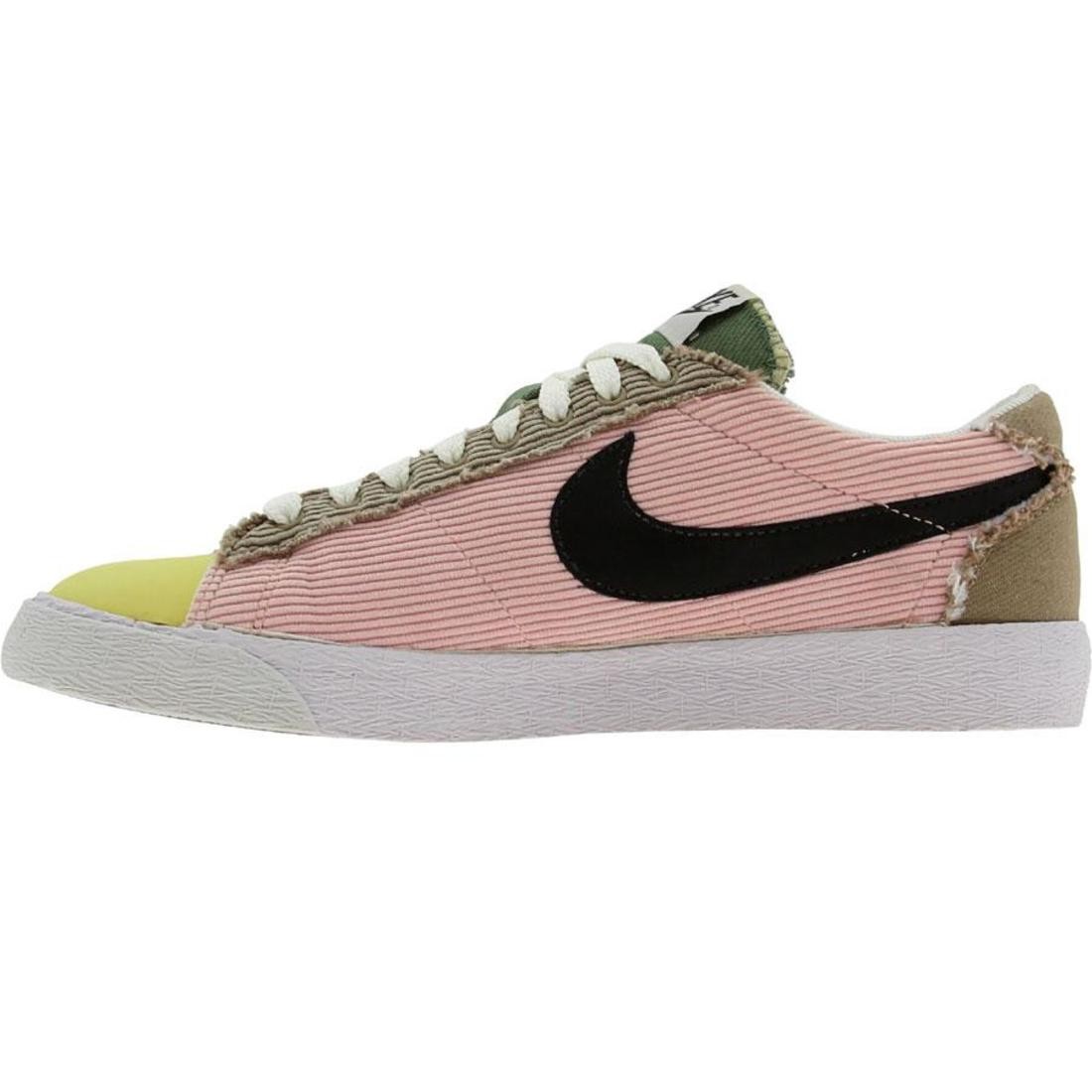 Nike Womens Blazer Low Classic (carnation / black / khaki / cot grn)