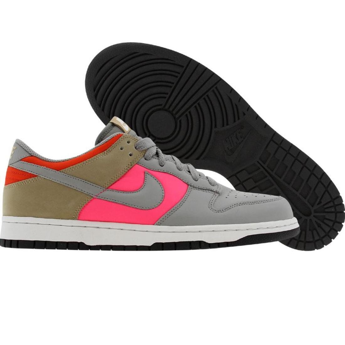 Nike Womens Dunk Low (medium grey / medium grey / laser pink / tweed)