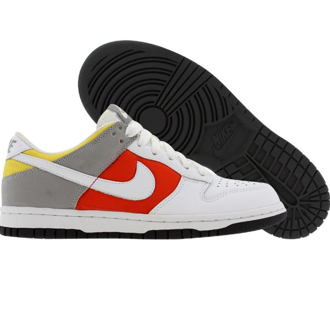 Nike Womens Dunk Low (white / white / engine 1 / medium grey)