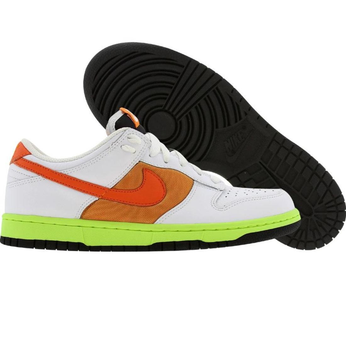 Nike Womens Dunk Low (white / orange blaze / shock orange)