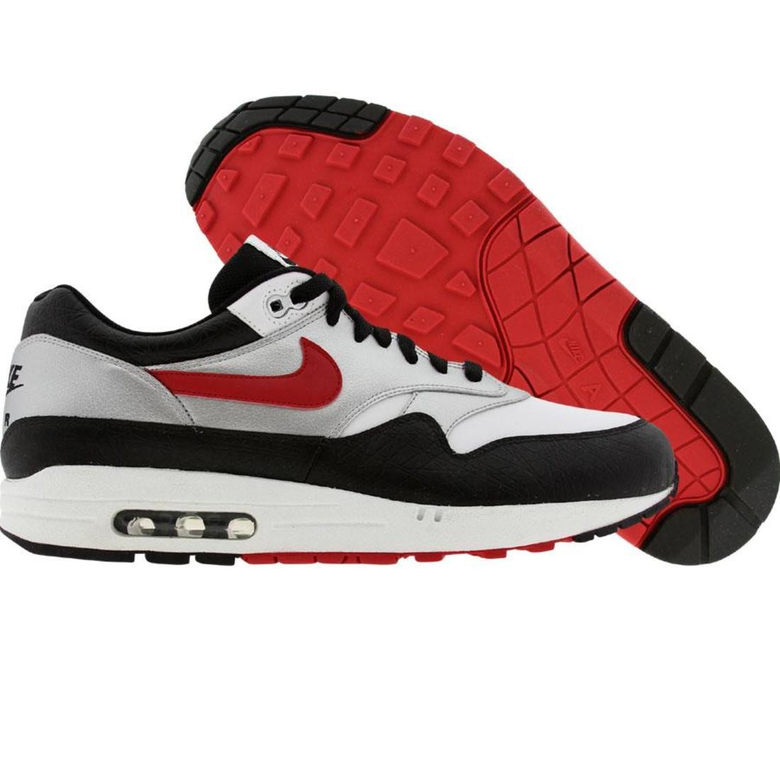 Nike Air Max 1 (black / varsity red / metallic silver)