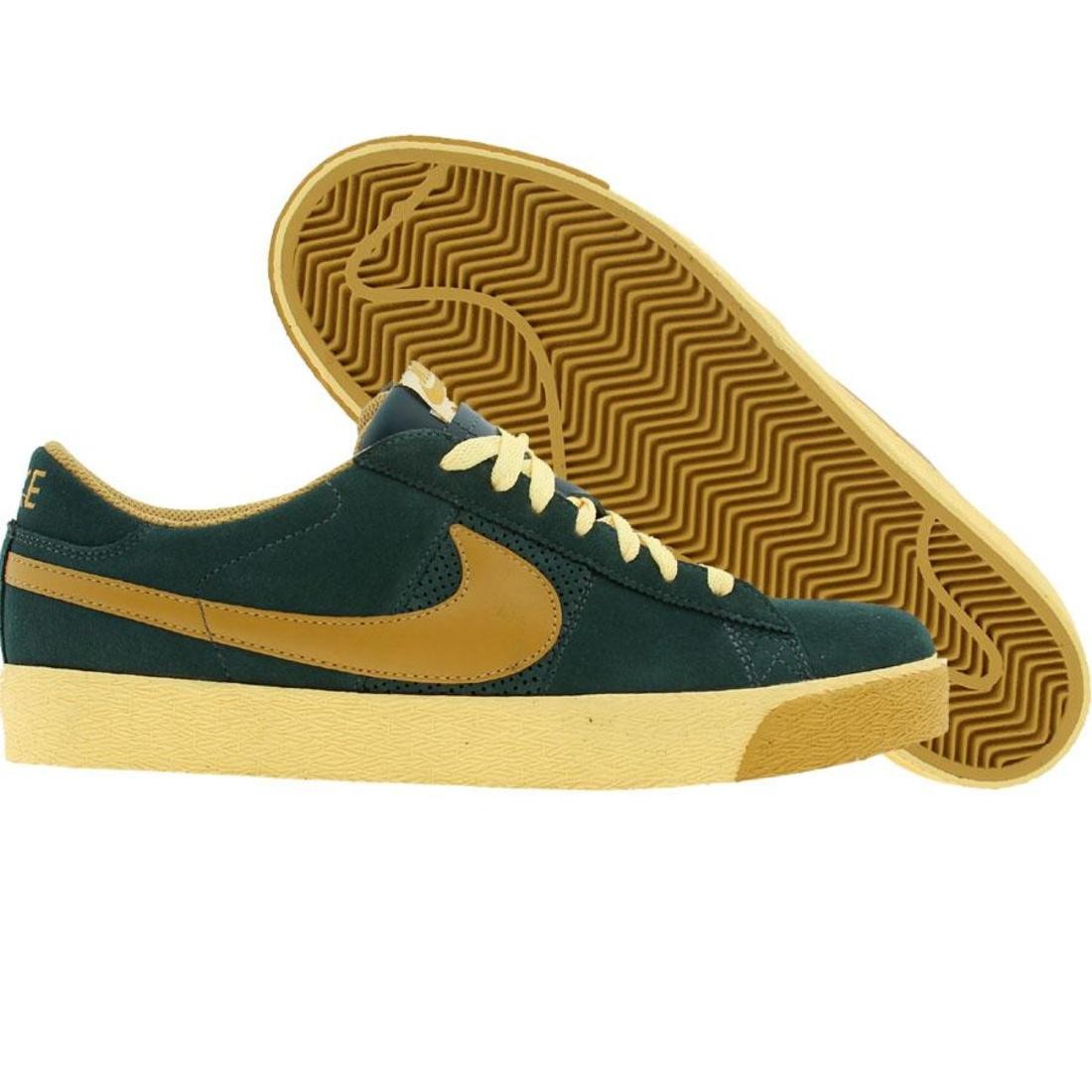 Nike Blazer SB Low (dark teal / goldtone)