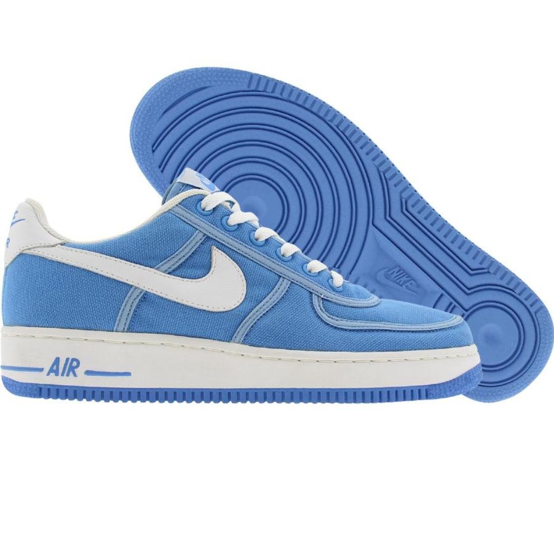Nike Big Kids Air Force 1 Canvas Low (carolina blue/white)