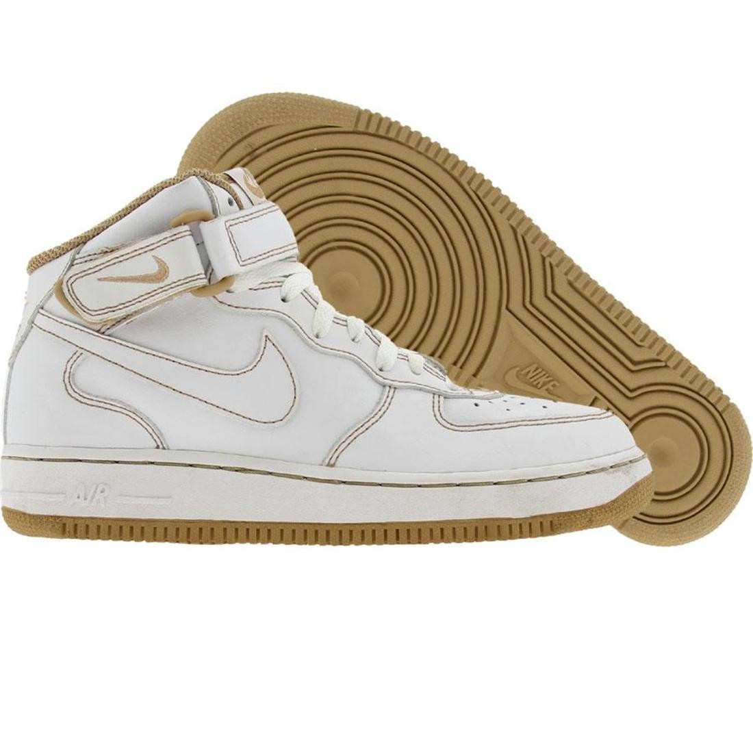 Nike Air Force 1 Big Kids Mid (white / cane)