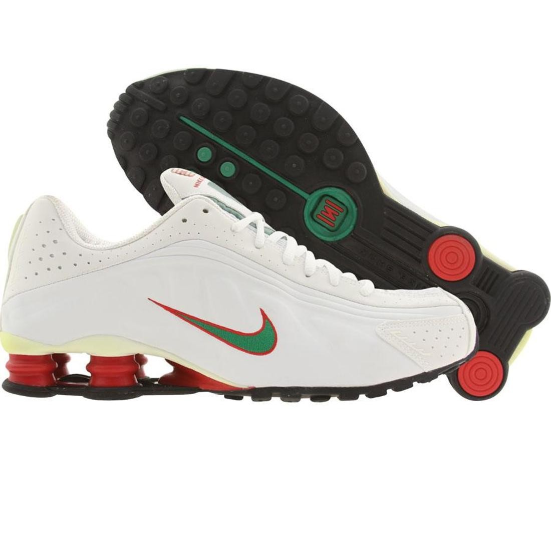 Nike Shox R4 (white / pine green / sport red)